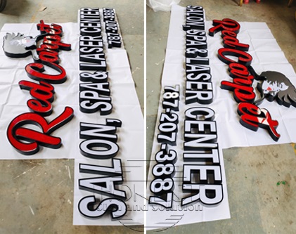 Front lit channel letters 11